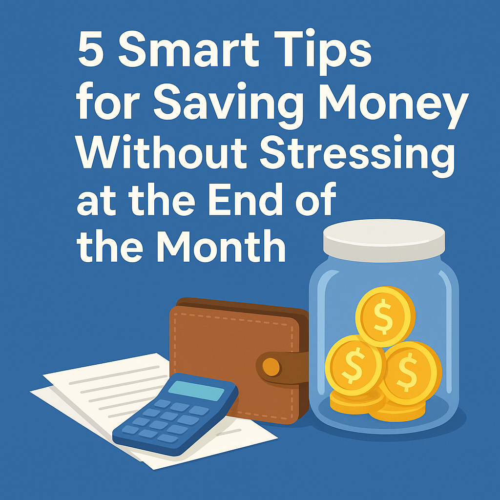 5 Smart Tips for Saving Money Without Stressing at the End of the Month