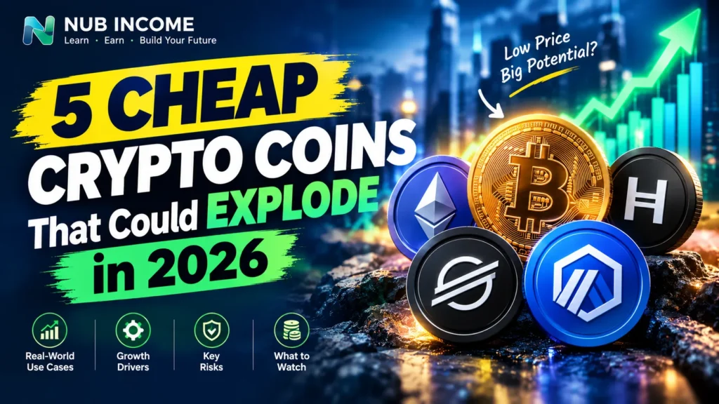 5 cheap crypto coins to watch in 2026