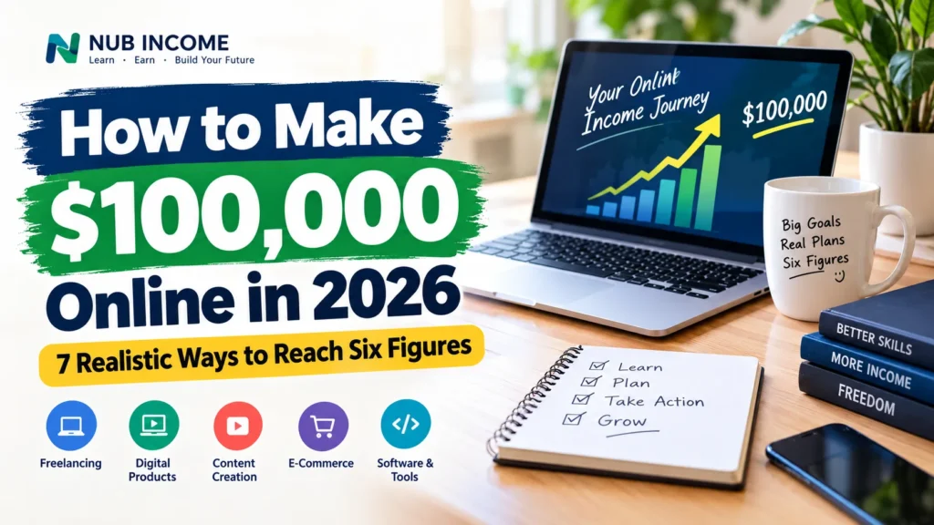 How to Make $100,000 Online in 2026?